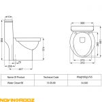 توالت فرنگی مروارید مدل تانیا (2)