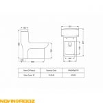 توالت فرنگی مروارید مدل ولگا (2)