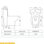 توالت فرنگی مروارید مدل پارمیدا (2)