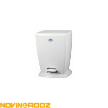 سطل توالت پاکیومهر مدل پدالی سفید