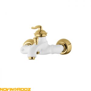 شیر حمام کی اند دی مدل زحل سفید طلایی